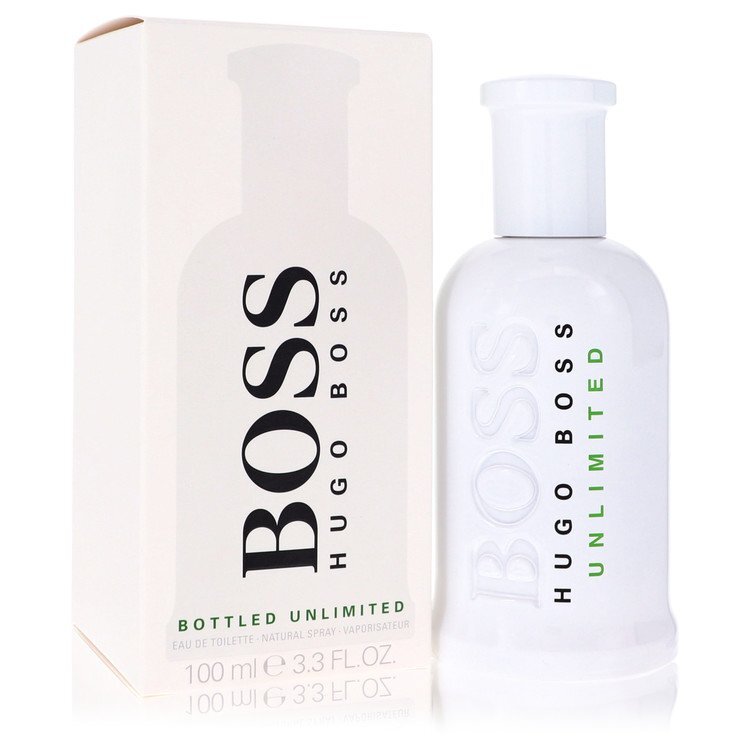 Boss Bottled Unlimited EDT 3.3 OZ Men perfume bottle