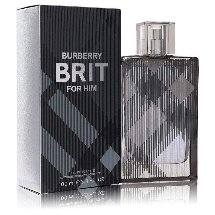 Burberry Brit EDT 3.4 OZ Men perfume bottle