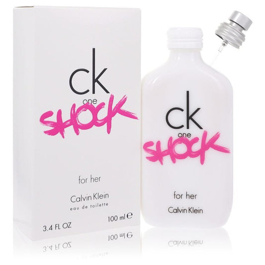 Ck One Shock EDT 3.4 OZ Women perfume bottle