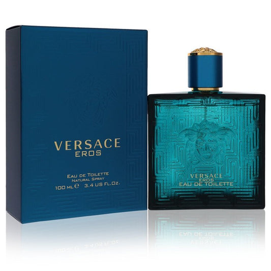 Versace Eros EDT 3.4 OZ Men perfume bottle
