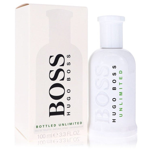 Boss Bottled Unlimited EDT 3.3 OZ Men perfume bottle