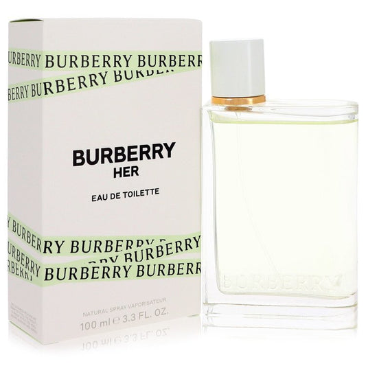 Burberry Her EDT 3.4 OZ Women perfume bottle