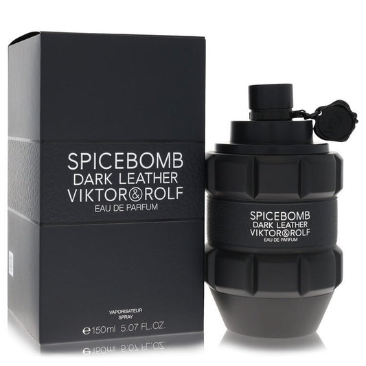 Spice Bomb Dark Leather EDP 5 OZ Men perfume bottle